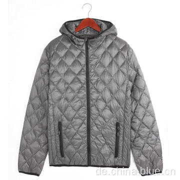 Herren hochwertige Quilt -Polsterjacke